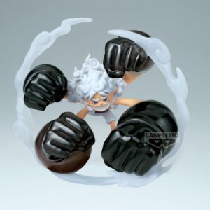 Figura banpresto one piece world collectable special monkey d.luffy gear5 - gum - gum dawn gatling