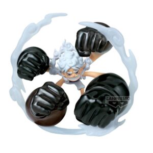 4573102696526 | P/N: PZ69652P | Cod. Artículo: DSP0000033853 Figura banpresto one piece world collectable special monkey d.luffy gear5 - gum - gum dawn gatling