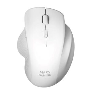 4710562758436 | P/N: MMWERGOW | Cod. Artículo: DSP0000014779 Mouse raton mars gaming mmwergo optico wireless inalambrico 6 botones 3200ppp blanco
