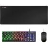 4710562759006 | P/N: MCPXBES | Cod. Artículo: DSP0000008746 Kit teclado + raton mars gaming mcpx rgb negro + alfombrilla