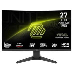 4711377286671 | P/N: 9S6-3CE11M-035 | Cod. Artículo: DSP0000039422 Monitor led gaming 27 pulgadas msi mag276cf e20 curvo - va - fhd - dp - hdmi - 200hz - 0.5ms - vesa 100x100