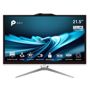 4711377420846 | P/N: 00-AC0152-654 | Cod. Artículo: DSP0000039142 Ordenador all in one msi pro ap222t - 606xeu i3 - 14100 - 8gb - ssd 512gb - 21.5 pulgadas - freedos