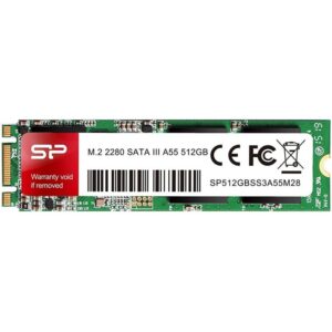 4713436121756 | P/N: SP512GBSS3A55M28 | Cod. Artículo: DSP0000035753 Disco duro interno ssd silicon power ace a55 512gb m.2 sata3