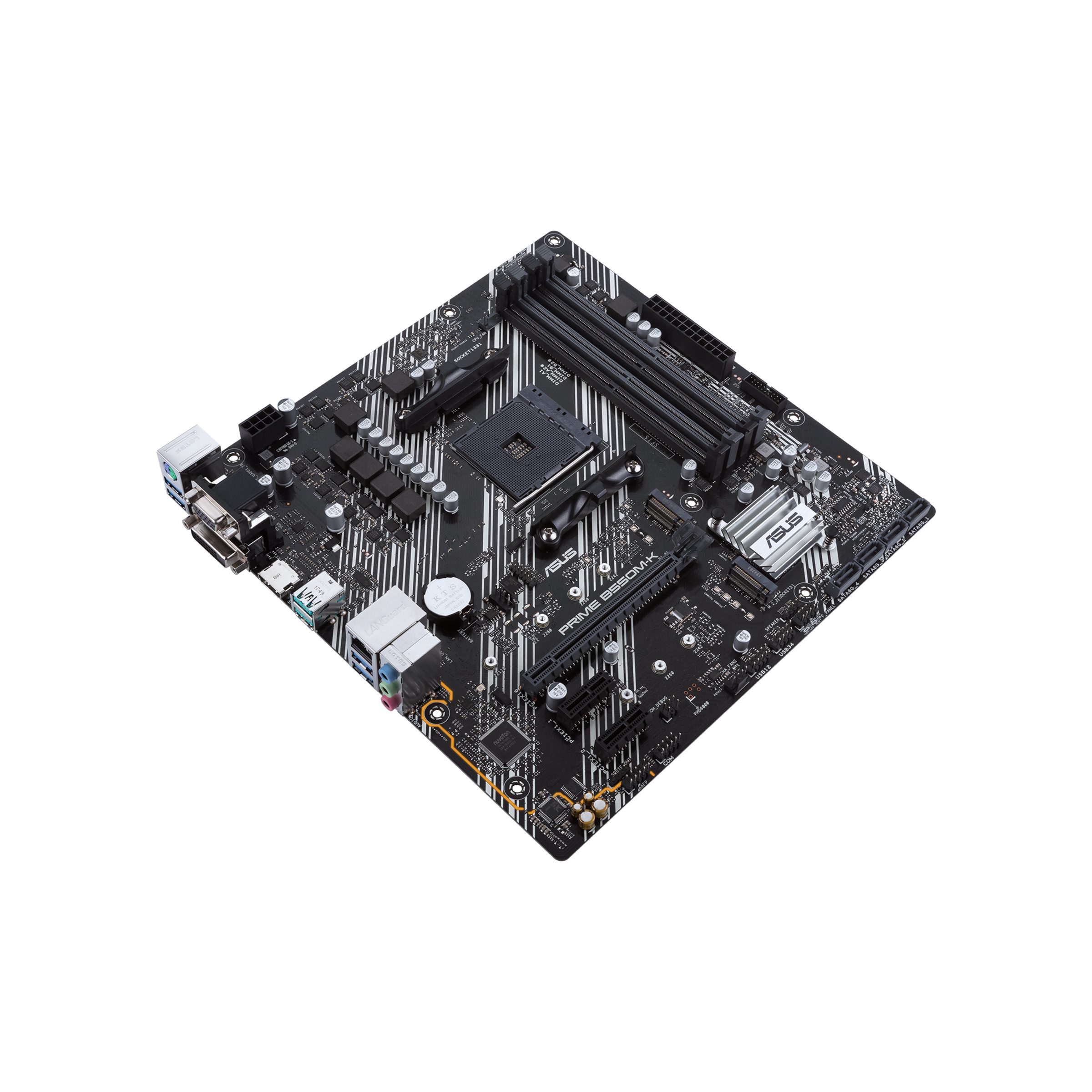 Placa base asus amd prime b550m - k m - atx - 4x ddr4 - 4x sata 6gb - s - 6x usb 3.2 90mb14v0 - m0eay0 - Imagen 5
