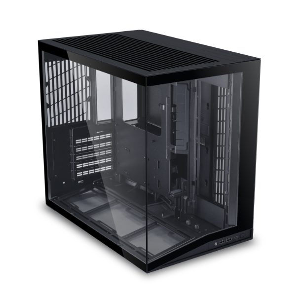 Caja ordenador gaming lian li o11d mini v2 atx cristal templado negro - Imagen 2