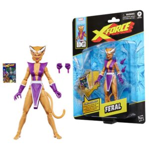 Figura hasbro marvel legends series x - force feral