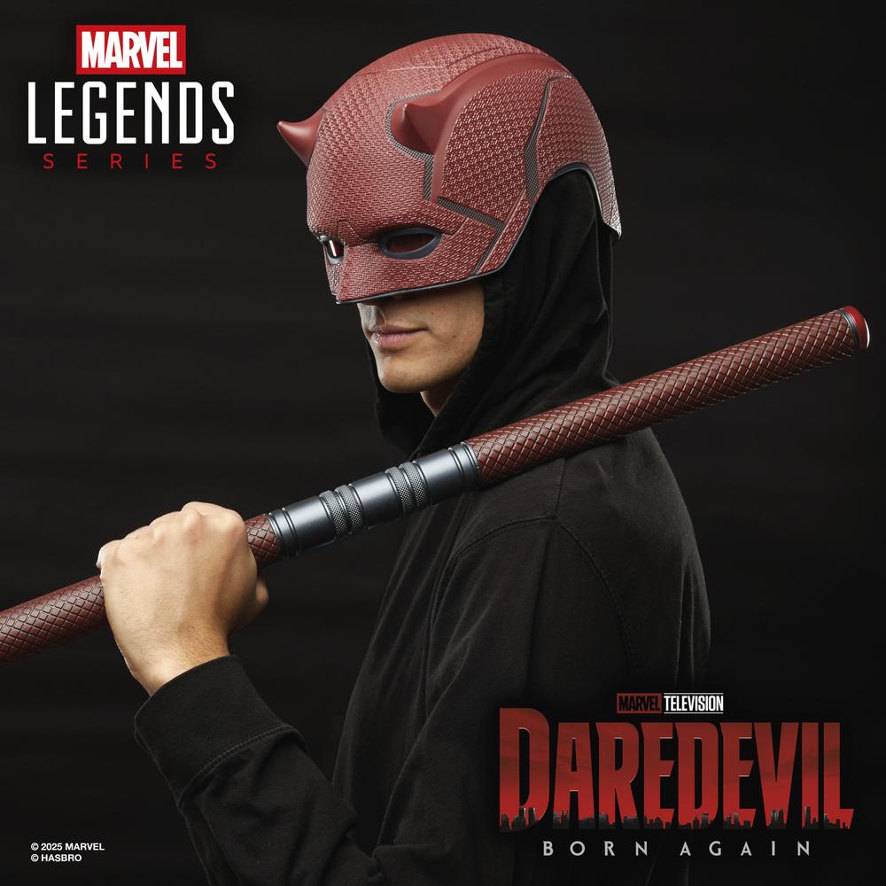 Máscara premium role play hasbro marvel legends series daredevil born again - Imagen 2
