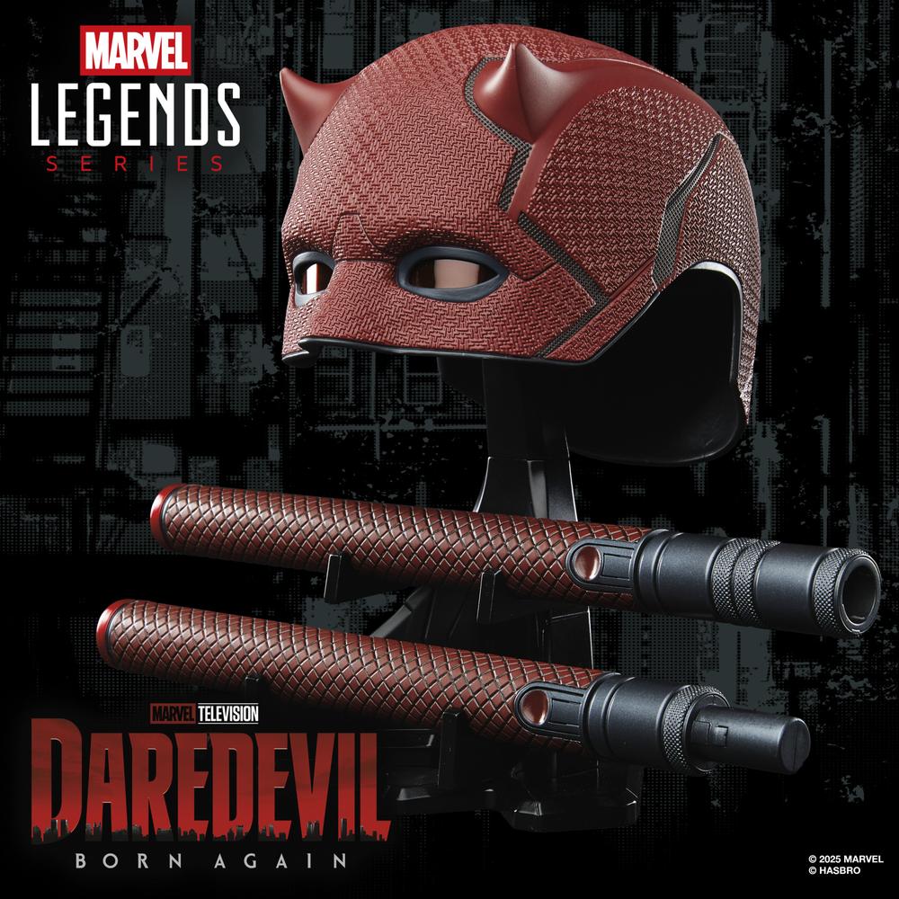 Máscara premium role play hasbro marvel legends series daredevil born again - Imagen 5
