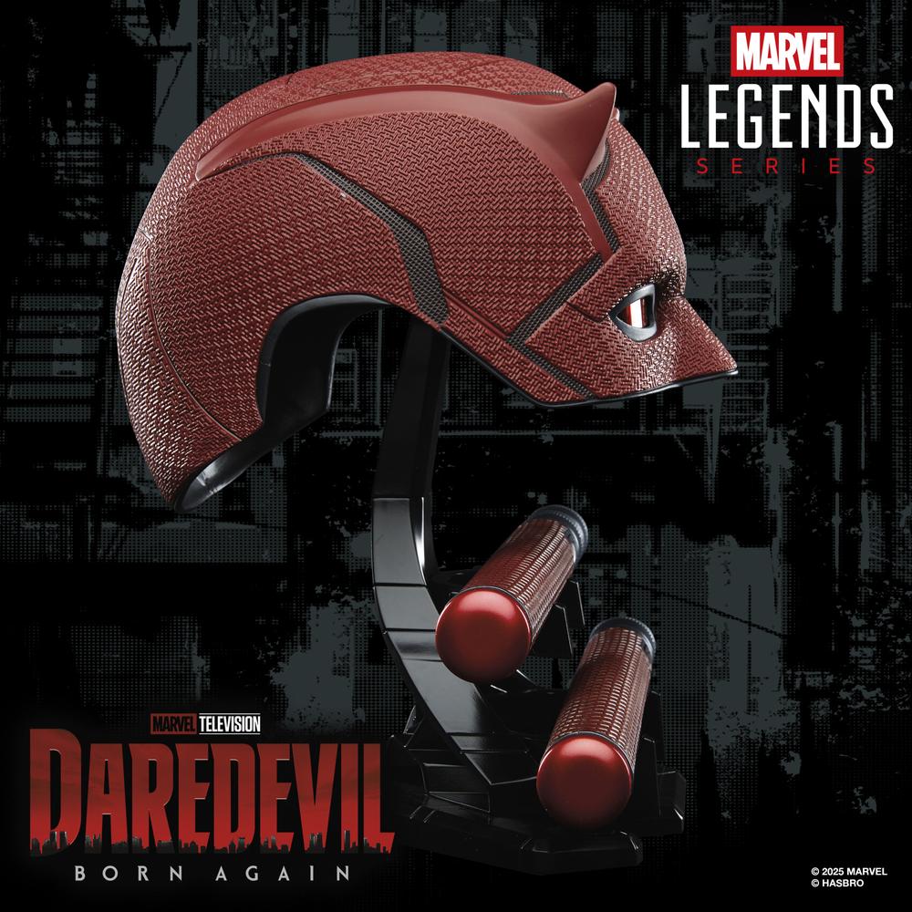 Máscara premium role play hasbro marvel legends series daredevil born again - Imagen 6