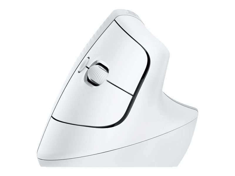 Mouse raton vertical logitech lift para mac 6 botones 4000 dpi wireless inalambrico blanco hueso - Imagen 2