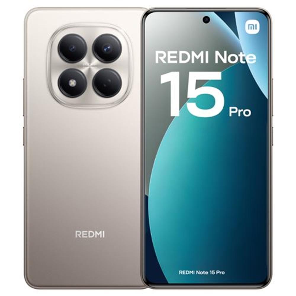 6932554480509 | P/N: MZB0MGWEU | Cod. Artículo: MGS0000031688 Movil xiaomi redmi note 15 pro 8gb 256gb 6.77 pulgadas titanio