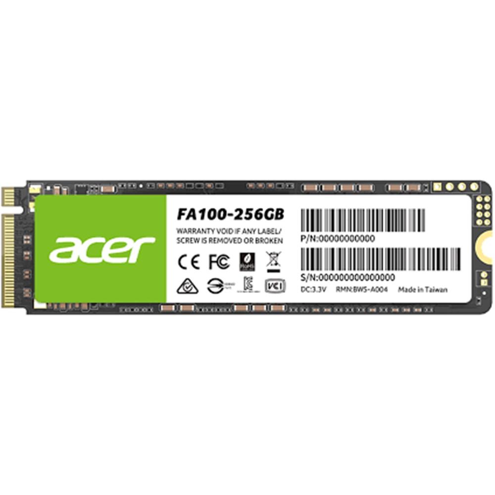 6955914613799 | P/N: BL.9BWWA.118 | Cod. Artículo: DSP0000029000 Disco duro interno ssd acer fa100 256gb m.2 pcie