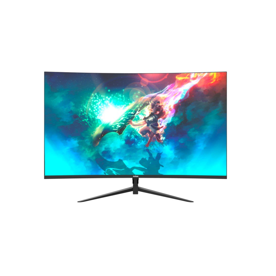 8054320849681 | P/N: NXM24CRV01 | Cod. Artículo: DSP0000017706 Monitor curvo gaming nilox nxm24crv01 23.8 pulgadas fhd 165hz