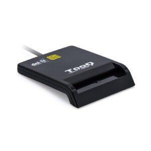 8433281006799 | P/N: TQR-210B | Cod. Artículo: MGS0000000635 Lector de tarjetas dni tooq tqr - 210b usb 2.0 negro