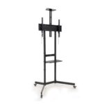 8433281016996 | P/N: FS1151M-B | Cod. Artículo: DSP0000037620 Soporte suelo con ruedas tooq vesa hasta 70 pulgadas 600x400mm max 70kg