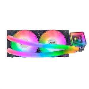 8435693102182 | P/N: MLULTRA240 | Cod. Artículo: DSP0000012307 Kit de refrigeracion mars gaming mlultra240 negro 500w 2 x 120mm rgb