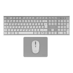 8435693112143 | P/N: 6ZENITHWES | Cod. Artículo: DSP0000035740 Teclado + raton gaming tacens zenith low profile inalambrico blanco