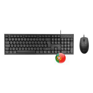 8435693113041 | P/N: ACP02PT | Cod. Artículo: DSP0000039194 Teclado + mouse tacens anima acp02pt negro portugues