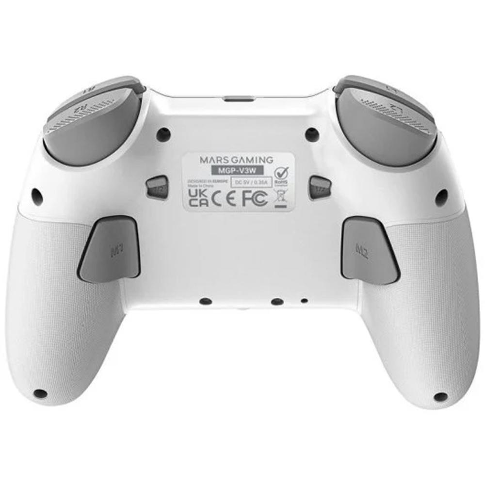 Gamepad mars gaming mgpv3w inalambrico blanco - Imagen 3