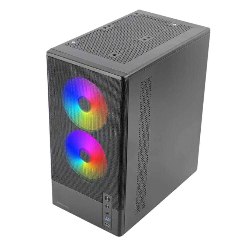 Caja ordenador mars gaming mc - onyx atx argb cristal templado negra - Imagen 2