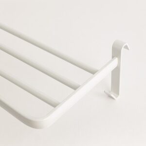 8436626131385 | P/N: YV-REPISAW | Cod. Artículo: MGS0000030803 Yoevu repisa blanca con ganchos compatible con toalleros electricos yoevu