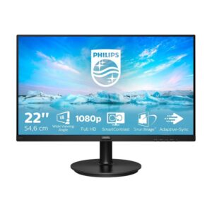 8712581760199 | P/N: 221V8A/00 | Cod. Artículo: DSP0000039087 Monitor led 22 pulgadas philips v - line 221v8a - 00 va - fhd - hdmi - vga - 75hz - 4ms - vesa 100x100