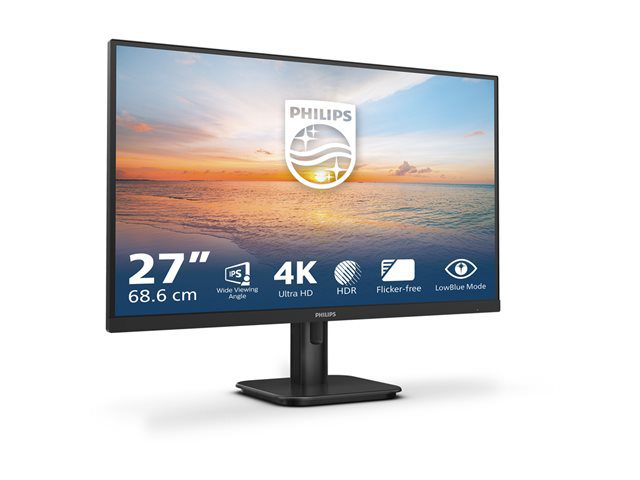 Monitor led 27 pulgadas philips 27e1n1800a - 00 ips - 4k uhd - dp - hdmi - 60hz - 4ms - vesa 100x100 - Imagen 2
