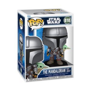 889698904438 | P/N: 90443 | Cod. Artículo: MGS0000032565 Funko pop star wars the mandalorian con grogu a la espalda