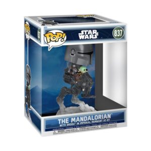 889698908122 | P/N: 90812 | Cod. Artículo: MGS0000032570 Funko pop star wars rides deluxe the mandalorian with grogu in imperial remnant at - rt