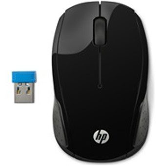 889899982693 | P/N: | Cod. Artículo: X6W31AA Raton inalambrico hp optico 200 1000ppp negro