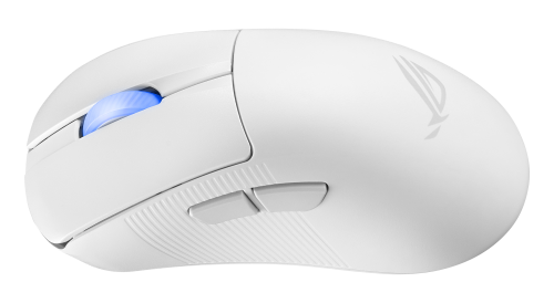 ASUS ROG Keris II Ace Wireless AimPoint White ratón mano derecha RF Wireless + Bluetooth + USB Type-A Óptico 42000 DPI - Imagen 4