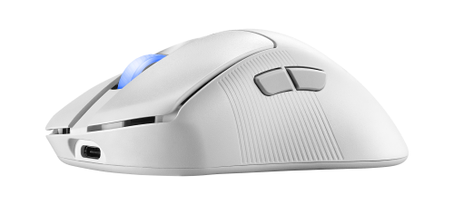 ASUS ROG Keris II Ace Wireless AimPoint White ratón mano derecha RF Wireless + Bluetooth + USB Type-A Óptico 42000 DPI - Imagen 5