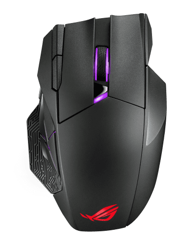 ASUS ROG Spatha X ratón mano derecha RF Wireless+USB Type-A Óptico 19000 DPI 4718017993371 | P/N: 90MP0220-BMUA00 | Ref. Artículo: 1351361