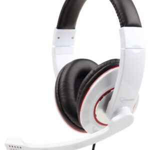 AURICULARES GEMBIRD MHS-001-GW BLANCO BRILLANTE MICROFONO ALAMBRICO 3.5MM 8716309079501 MHS-001-GW