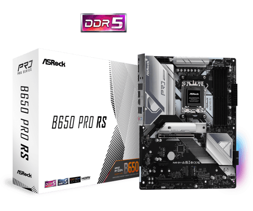Asrock B650 Pro RS AMD B650 Zócalo AM5 ATX 4710483940750 | P/N: 90-MXBL10-A0UAYZ | Ref. Artículo: 1361199