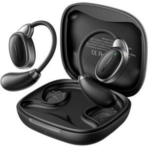 Auriculares Bluetooth Vention Open Ear 013 con estuche de carga/ Autonomía 8h/ Negros 6922794789593 NBSB0 VEN-AUR OPEN EAR 013 BK