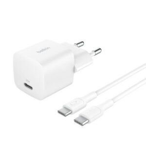 BELKIN 25W USBC PD WALL CHARGER & 1M PVC C-C