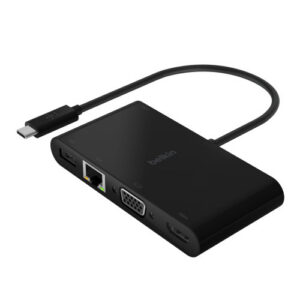 Belkin AVC004BTBK base para portátil y replicador de puertos USB 3.2 Gen 1 (3.1 Gen 1) Type-C Negro 0745883799107 | P/N: AVC004BTBK | Ref. Artículo: 1367397