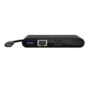 Belkin AVC005BTBK base para portátil y replicador de puertos Alámbrico USB 3.2 Gen 1 (3.1 Gen 1) Type-C Negro 0745883799121 | P/N: AVC005BTBK | Ref. Artículo: 1395772