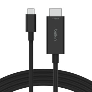 Belkin AVC012bt2MBK 2 m USB Tipo C HDMI Negro 0745883843060 | P/N: AVC012BT2MBK | Ref. Artículo: 1399767