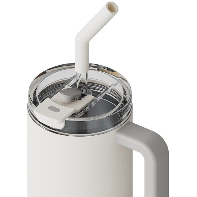 Botella con Pajita/ Termo Xiaomi Straw Mug/ Capacidad 1000ml/ para líquidos - Imagen 5