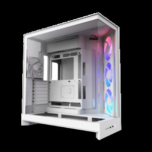 CAJA NZXT H9 FLOW RGB (2025) DUAL-CHAMBER MID-TOWER CASE W/ RGB FANS - ALL WHITE 5056547207650 | P/N: CM-H92FW-R1 | Ref. Artículo: 1397984