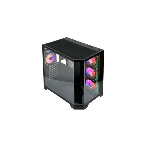 CAJA TORRE L-LINK NOVA S/FUENTE USB3.0 C/4 VENTILADORES RGB C/VENTANA - Imagen 2