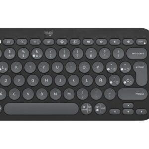 COMBO TECLADO RATON LOGITECH QWERTY INALAMBRICO GRAFITO 5099206115651 920-012227