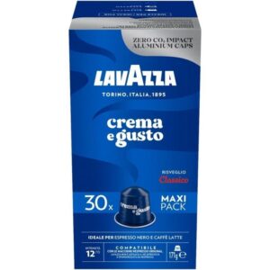 Cápsula Lavazza Crema e Gusto Clásico para cafeteras Nespresso/ Caja de 30 8000070053823 8679 LAV-CAFE CREMA GUS CLAS 30C