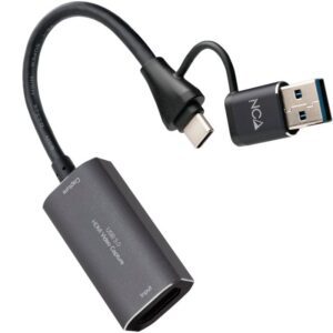 Capturadora de Video Externa Nanocable 10.15.0001/ USB Tipo-C - USB 3.0 8433281017382 10.15.0001 NAN-CAP 10 15 0001