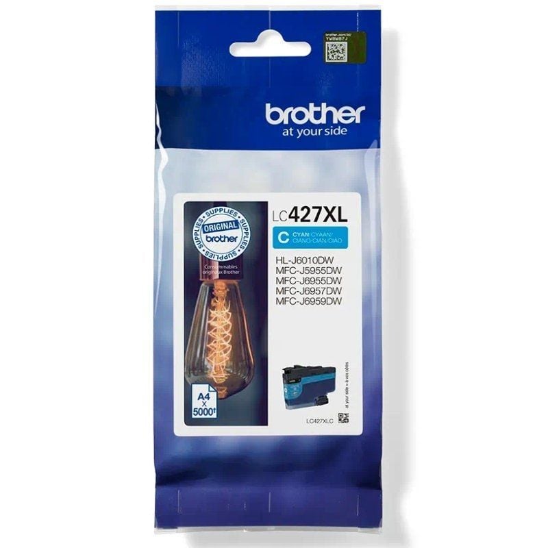 Cartucho de Tinta Original Brother LC-427 XL Alta Capacidad/ Cian - Imagen 3