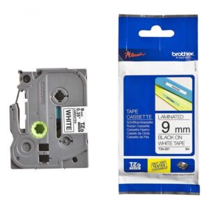 Cinta Laminada Original Rotuladora Brother TZe-221/ Blanca 4977766685085 TZe221 BRO-TZE-221