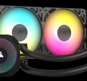 Corsair NAUTILUS 240 RS ARGB Liquid Procesador Refrigerador de aire Negro 1 pieza(s) 0840006687566 | P/N: CW-9060092-WW | Ref. Artículo: 1390304