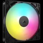 Corsair RS140 ARGB Carcasa del ordenador Ventilador 14 cm Negro 1 pieza(s) 0840006684145 | P/N: CO-9050182-WW | Ref. Artículo: 1383726